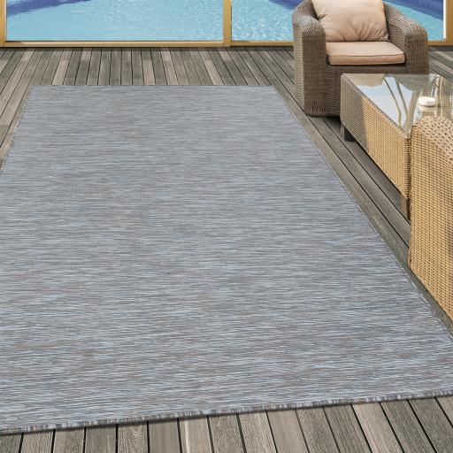 Outdoor Rug for Garden Picnic Balcony Trellis Porch Kitchen Living Room Mambo Modern Flatweave Taupe Rug in Large Sizes