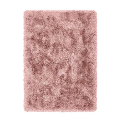 Origins Extravagance High Pile Fluffy Modern Shaggy Rose Rug