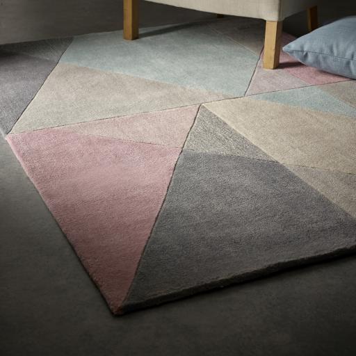 Origins Trio Geometric Design Matters Rug in Multi Earth, Bold and Pastel Colours