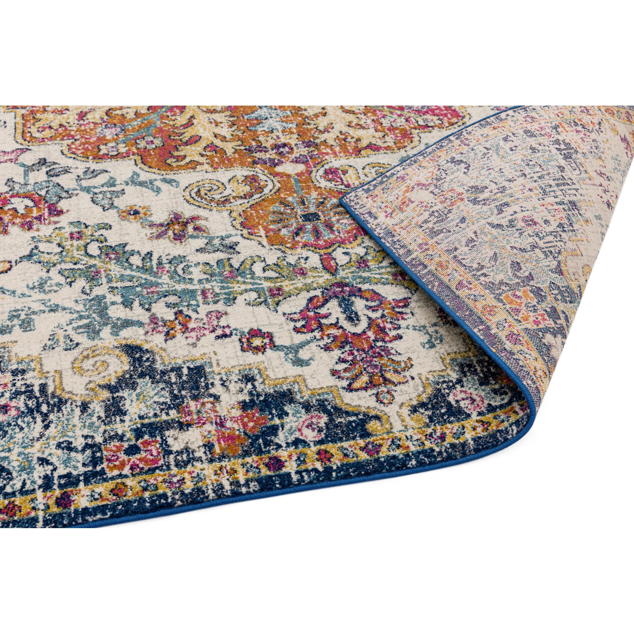 Novlig Rug Nova Rugs NV12 Medallion Abstract Traditional Rug in Multi Colours