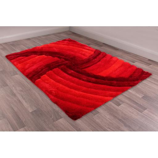 Modern 3D Carved Mumbai Soft Fluffy Shaggy Rug