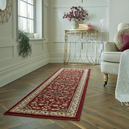 Sherborne Traditional Classic Oriental Hallway Runner  in 66x230 cm (2'1"x7'7")