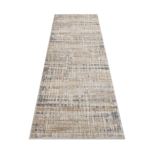 Pollo 105 Modern Abstract Silver Grey Rug Runner by Consept Looms