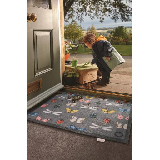 Hug Rug Floor Mat RHS Bugs & Butterflies Door Mat Home Entrance Runner