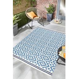 Aztec Outdoor Rug Light Blue Navy.jpg