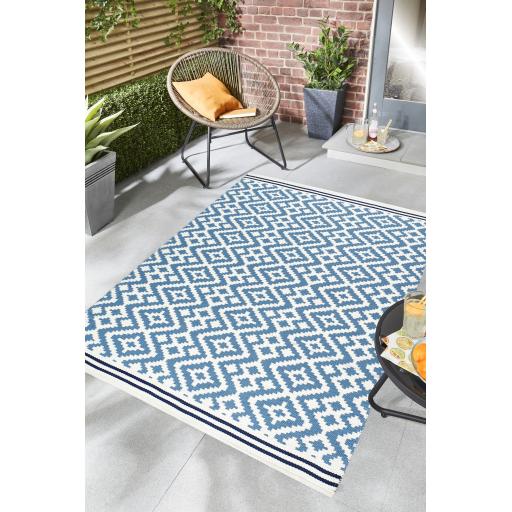 Aztec Outdoor Indoor Living Room Garden Patio Rug