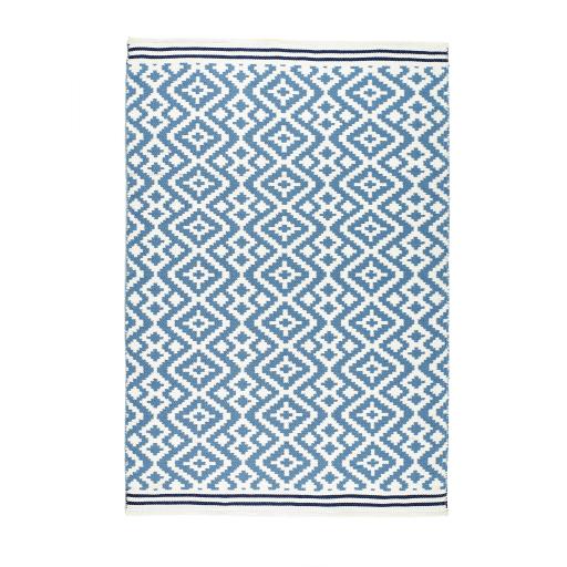 Aztec Outdoor Rug - Blue Navy - Overhead.jpg