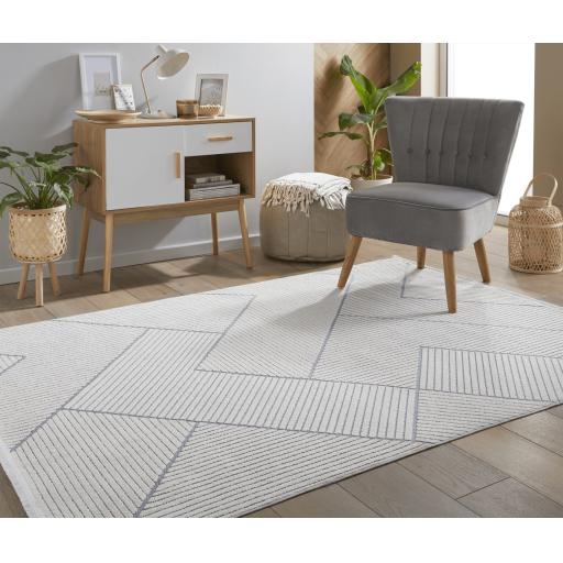 Jazz Indoor Outdoor Rug Garden Bedroom Living Room Patio Geometric Rug