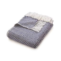 Herringbone THROW navy.jpg