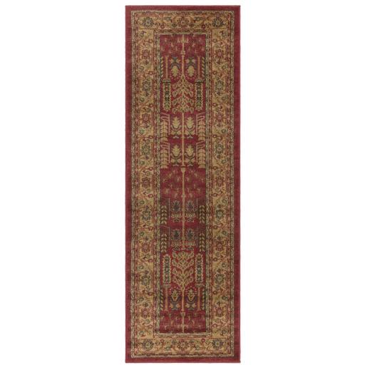 Windsor WIN09 Traditional Classic Persian Flatweave  Rug Hallway Runner in Rust