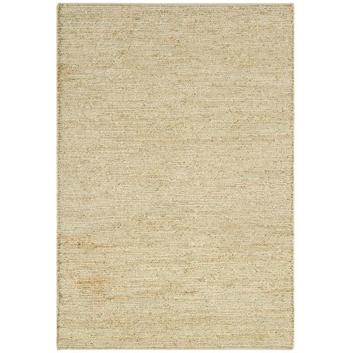 Jute Soumak Hand Woven Flatweave Modern Plain Rug in Straw Beige