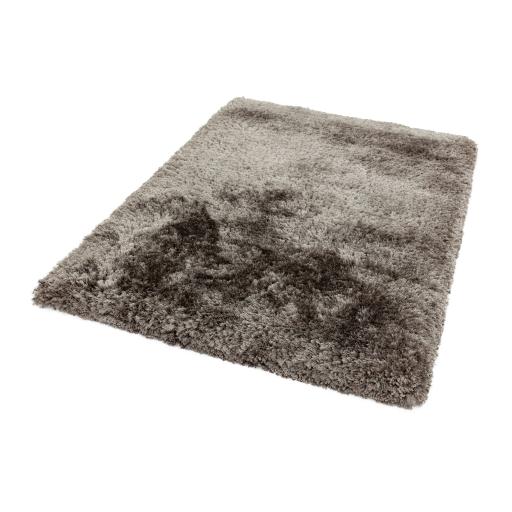 Plush Plain Shaggy High Pile Thick Silky Fluffy Soft Hand Woven Zinc Rug