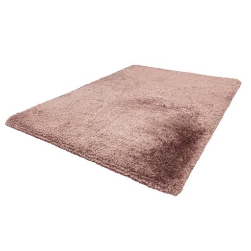 Plush Plain Shaggy High Pile Thick Silky Fluffy Soft Hand Woven Blush Pink Rug