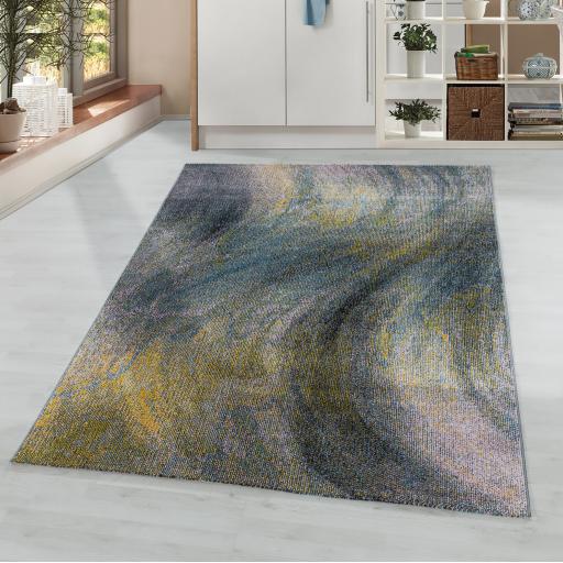 Ottowa 4204 Multi Modern Abstract Rug in Large 160x230 cm (5'3"x7'7")