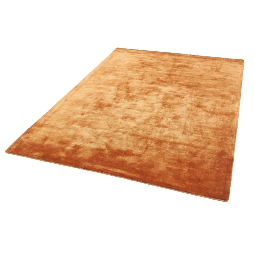 Katherine Carnaby Chrome Hand Made Rug Modern Plain Viscose Silky Shiny Luxurious Copper Rug 170 x 240 cm