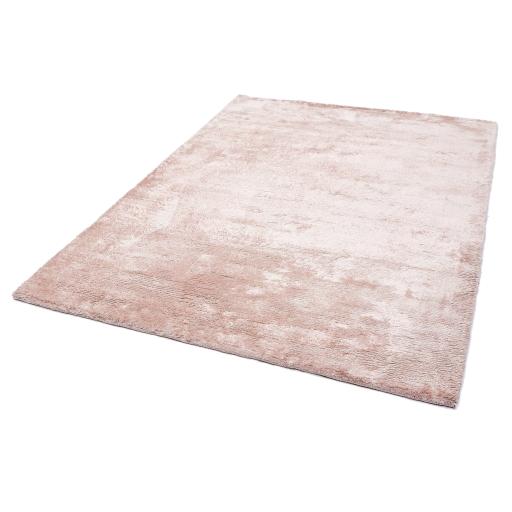 Katherine Carnaby Onslow Shaggy Rug Silky Hand Woven Plain Modern Plain Dusk Pink Rug