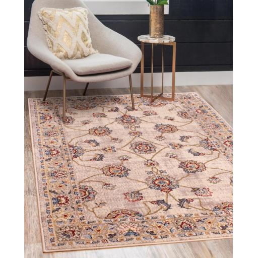 Traditional Orient 5929 Cream Bordered Classic Rug