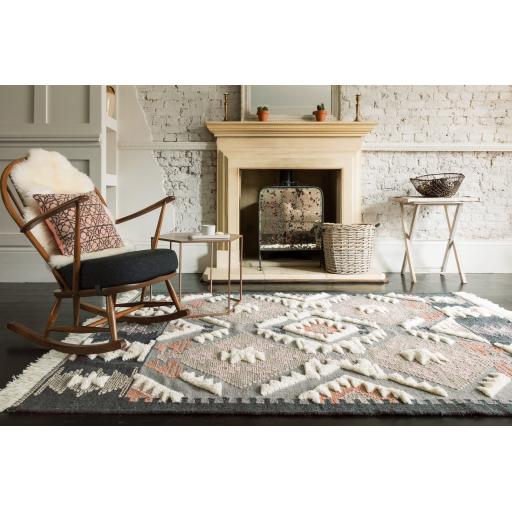 Paloma Zanzibar PA01 Hand Woven Kelims Moroccan Tribal Beige/Natural Rug