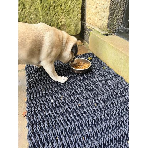 My Mat Outdoor Rope Mat Navy Blue Doormat