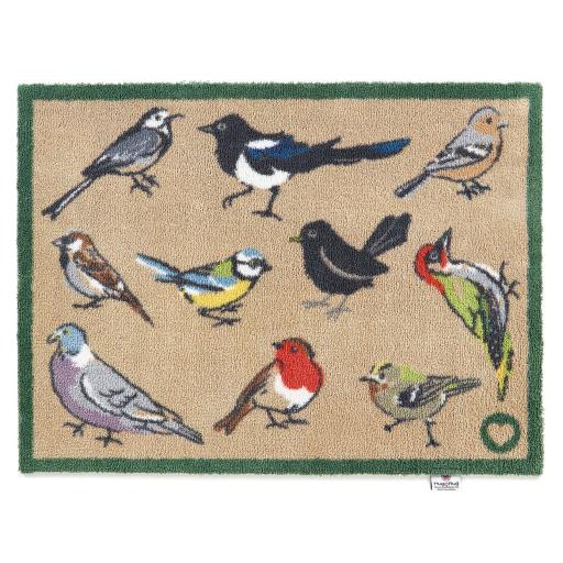 Hug Rug Bird Watcher Entryway Washable Non-Slip Doormat & Hall Runner