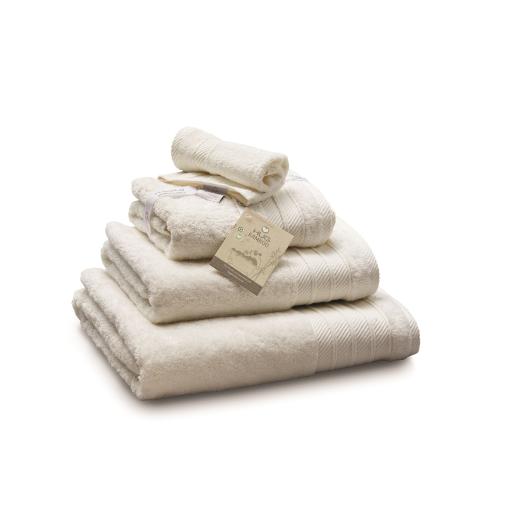 Hug Bamboo Luxury Face, Hand and Bath Towel in Cream