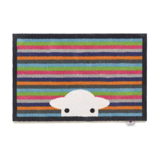 Hug Rug Peep Stripe Herdy Multi Mat Home Entrance Kitchen Hallway Runner Non-Slip Rug