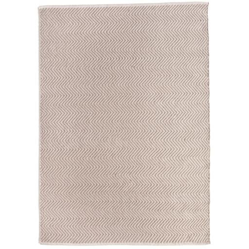 Hug Rug Woven Washable Reversible Herringbone Outdoor Indoor Rug in Natural