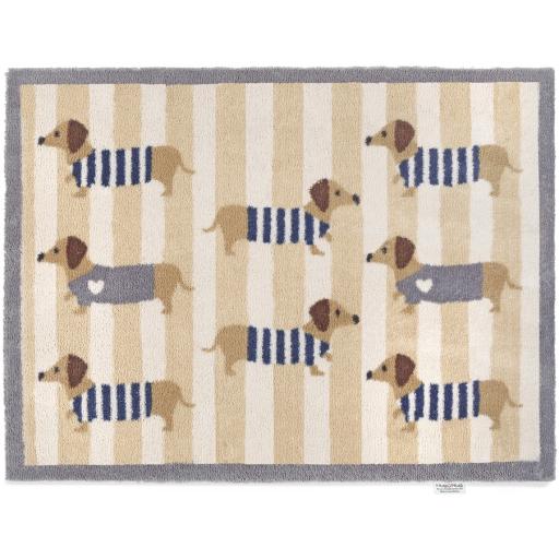 Hug Rug Sausage Dog Chic Home Entryway Doormat Washable Non-Slip Rug or Runner