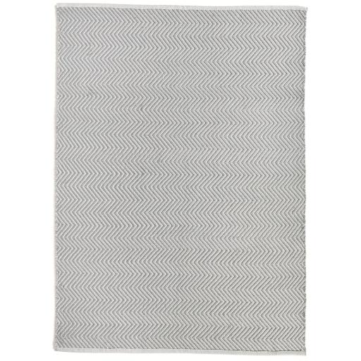 Hug Rug Woven Washable Reversible Herringbone Outdoor Indoor Rug in Sky Grey