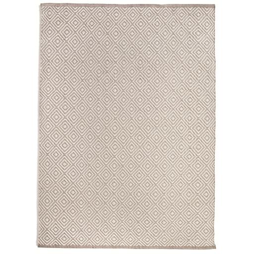 Hug Rug Woven Washable Reversible Diamond Outdoor Indoor Rug in Natural