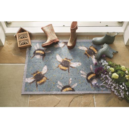 Hug Rug Floor Mat Home Garden Bee 3 Door Mat