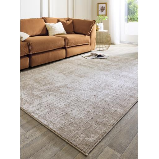 Calacatta Mist Natural Modern Rug by Origins
