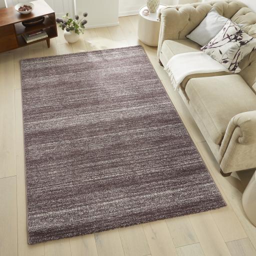 Somerset SOM101 Plum Modern Abstract Rug