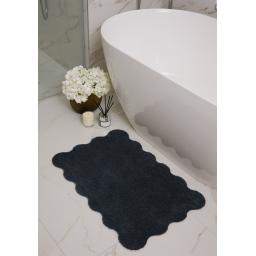 My Bath Soft Scallop Bath Mat  Charcoal 50x80 L_01.jpg