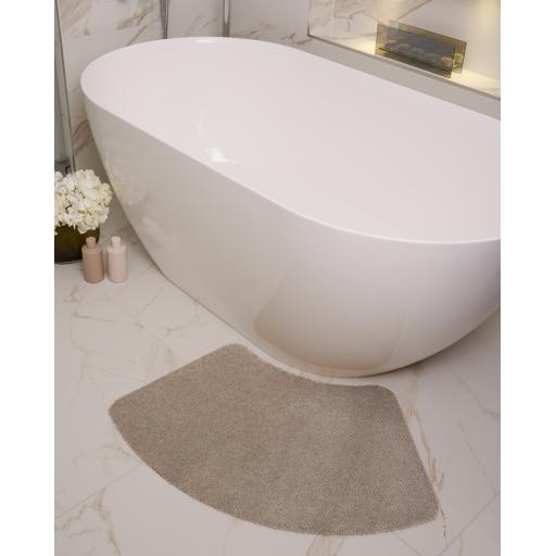 My Bath Soft Curve Bath Mat Beige L_01.jpg