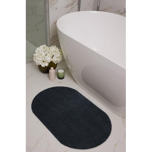 My Bath Soft Oval Bath Mat  Charcoal 50x80 L_01.jpg