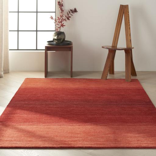 Calvin Klein Linear Glow Pure Hand Made Wool GLO01 Sumac Rug in 236x330 cm