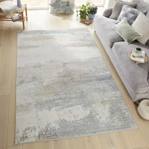Liberty LIB113 Light Multi Washable Non-Slip Modern Rug