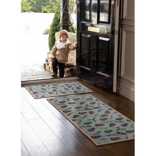 Hug Rug Floor Mat Home Garden Pinecones Door Mat