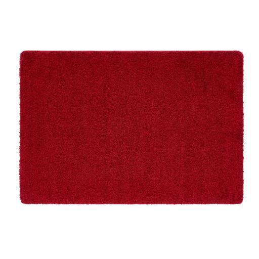 Howler & Scratch Washable Non Slip Shaggy Rug in Red