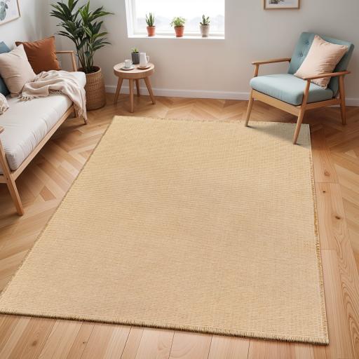 Kimi Becki Owens Surya Solid and Border BOKM2301 Boho Jute Area Rug Brown Rug