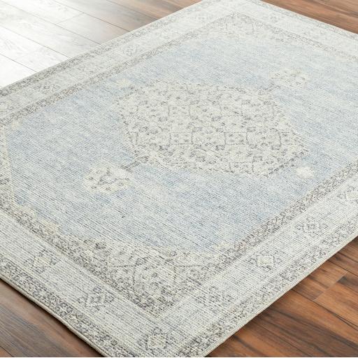 Lila Becki Owens x Livabliss Vintage Oriental Boho BOLC2303 Denim/Ivory Area Rug