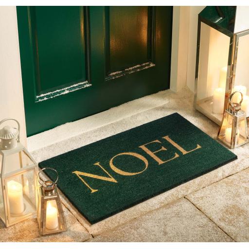 My Mat Printed Coir Doormat Christmas Noel 45X75