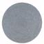 Nico Hand Made Indoor Outdoor Garden Kitchen Circle Round Rugs in Grey Black 200x200 cm Swatch