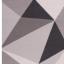 Modern Poly Diamond Geometric Rug in Grey Ochre Swatch