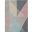 Origins Trio Geometric Design Matters Rug in Multi Earth, Bold and Pastel Colours Swatch