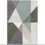 Origins Trio Geometric Design Matters Rug in Multi Earth, Bold and Pastel Colours Swatch