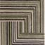 Matrix Network Wool Viscose Rug Modern 3D Striped Soft Silky Quality Rug Swatch