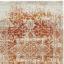 Nova Antique Abstract Traditional Medallion Rug in Fuschia, Orange, Grey Navy Swatch