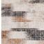 Kuza Lines Abstract Modern Distressed Soft Velvety Silky Rug Swatch